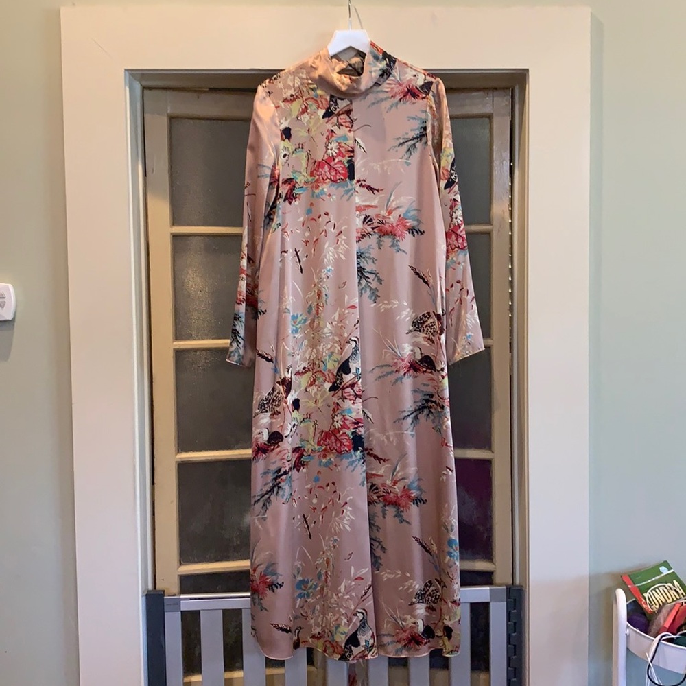 Wilfred silk gown